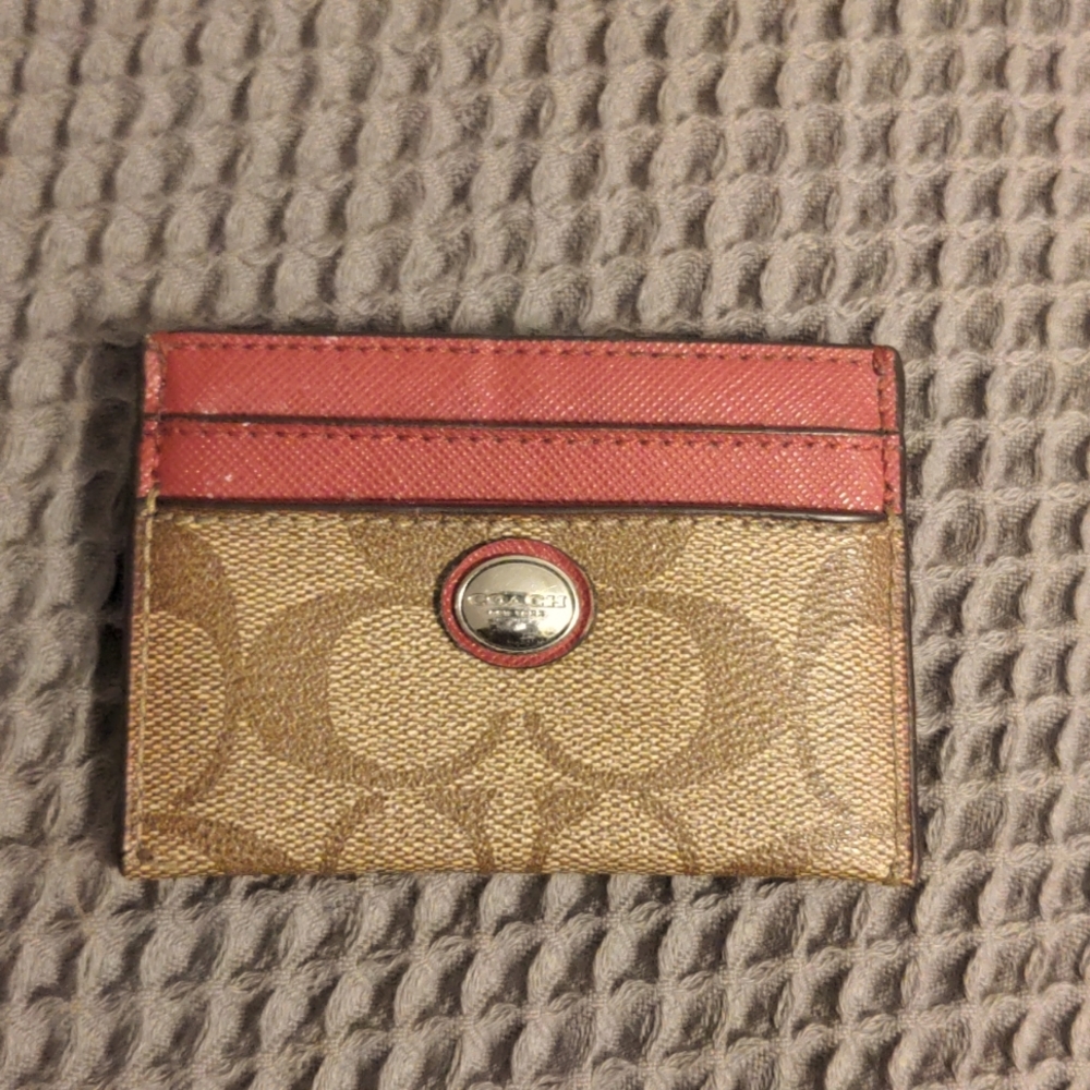 COACH card case